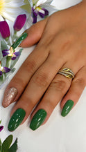 Load image into Gallery viewer, Glossy Glitter Medium Press On Nails #726
