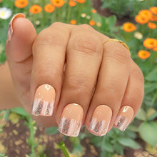 Load image into Gallery viewer, Glitter Glossy Short Press On Nails #760
