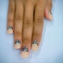 Load image into Gallery viewer, Glitter Glossy Short Press On Nails #344
