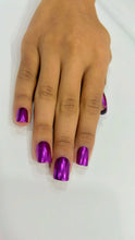 Load image into Gallery viewer, Metallic Chrome Short Press On Nails #326
