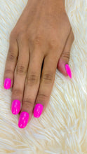 Load image into Gallery viewer, Pink Glossy Medium Press On Nails #77
