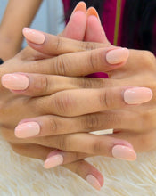 Load image into Gallery viewer, Nude Glossy Medium Press On Nails #459
