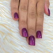 Load image into Gallery viewer, Glossy Glitter Short Press On Nails #402
