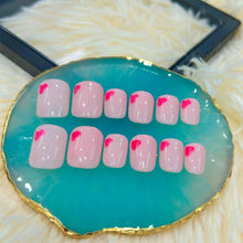 Load image into Gallery viewer, Glossy Short Press On Nails #299
