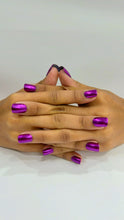 Load image into Gallery viewer, Metallic Chrome Short Press On Nails #326
